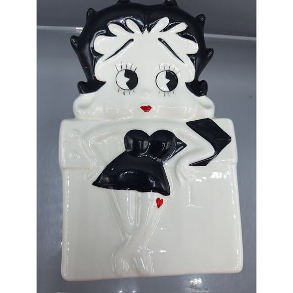 Vintage Super Rare Betty Boop Black And White Kitchen Table Set of 3 - Picture 15 of 16